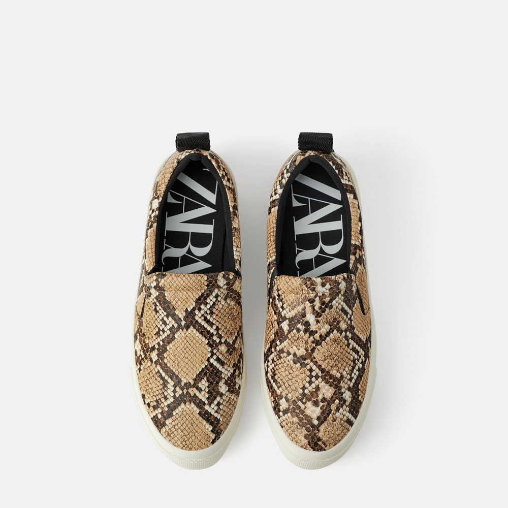 ZARA ANIMAL PRINT SNEAKERS